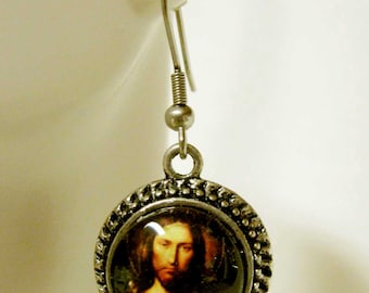 Sacred heart of Christ earrings - AP07-511