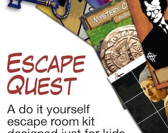Kids escape room party kit