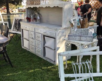 Vintage buffet, wine bar, or coffee bar