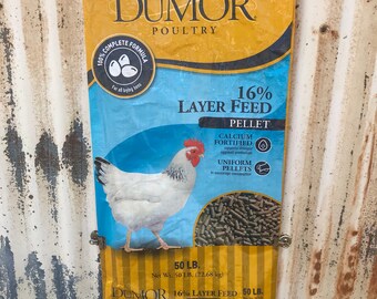 Empty Chicken Feed Sack Bags for DIY Project ~ Hen Plastic FeedSack for DIY Projects