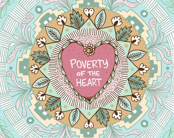 Poverty of the Heart - A6 24 page self-published mini comic