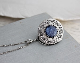 Kyanite Locket Necklace