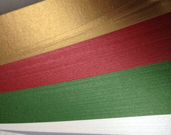 Shimmer Holiday~ Moravian German Froebel Star Paper (100 strips)