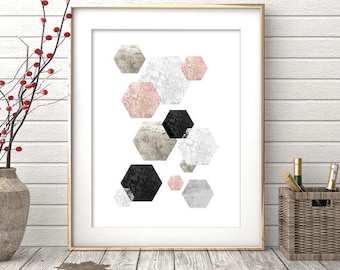Digital Print, Printable Wall Art, Abstract Art, Geometric Print, Abstract Print, Scandinavian Art, Modern Decor, Scandinavian Print, Art