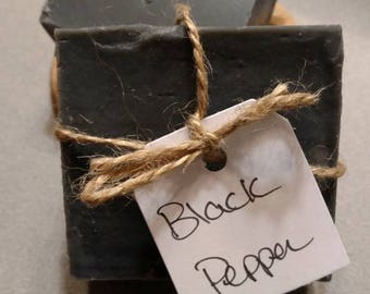 Black Pepper - Handmade Soap - Natural Soap - Essential Oil Soap - Cold Process Soap