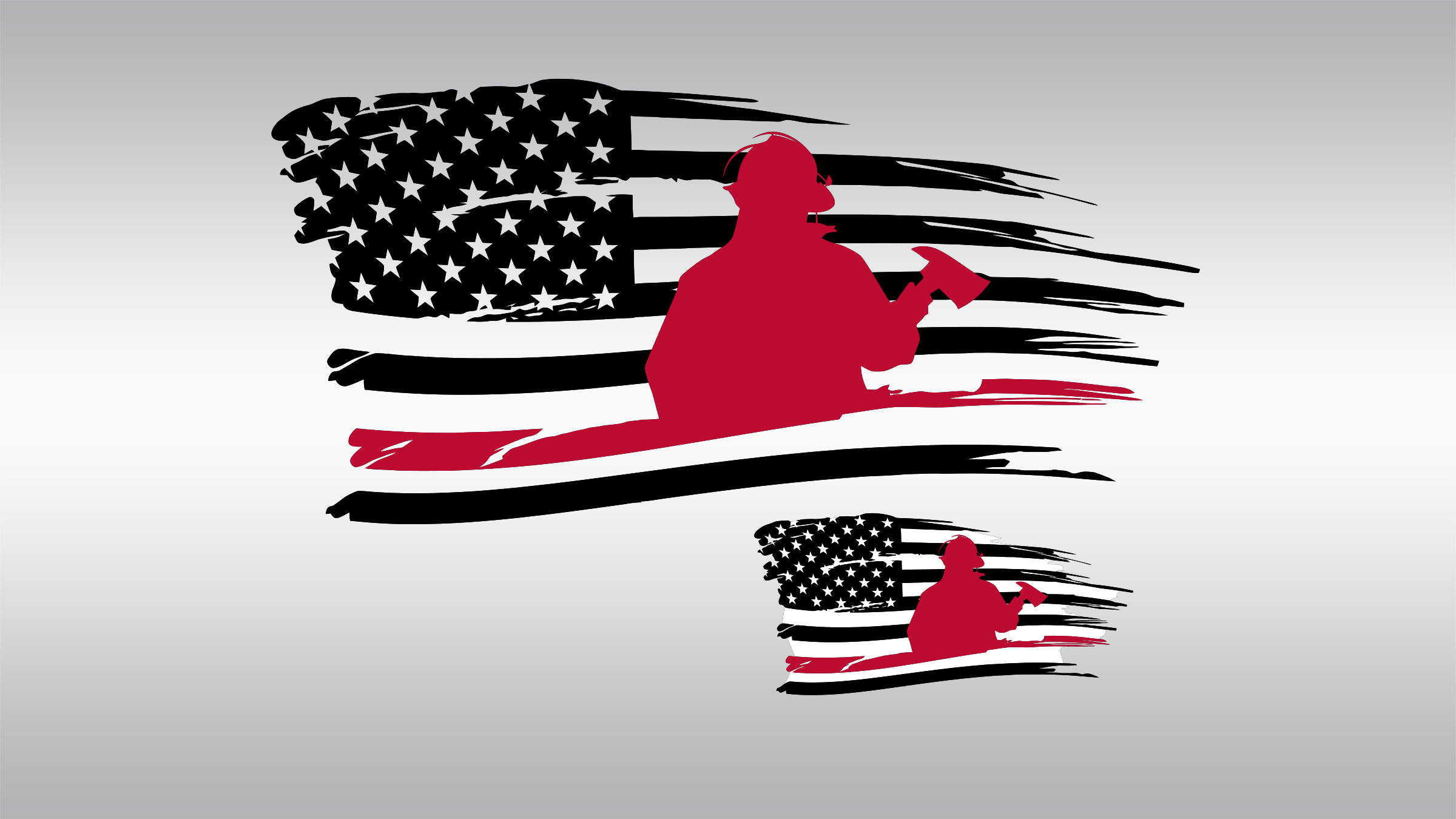 Download Thin red line american flag svg Clipart Cut Files Silhouette