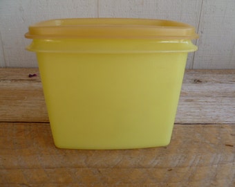 Vintage Tupperware Gold Canister Container