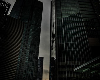 Singapore skycraper photography