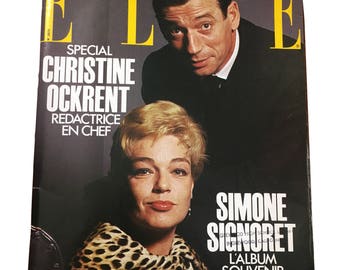 Vintage October 1985 French Elle Magazine
