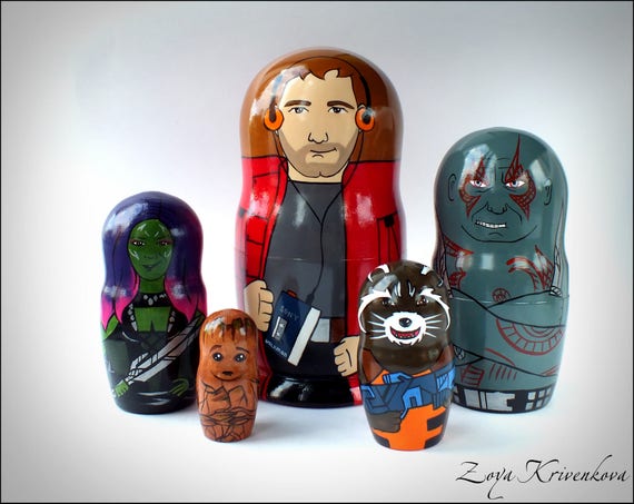 guardians of the galaxy nesting dolls