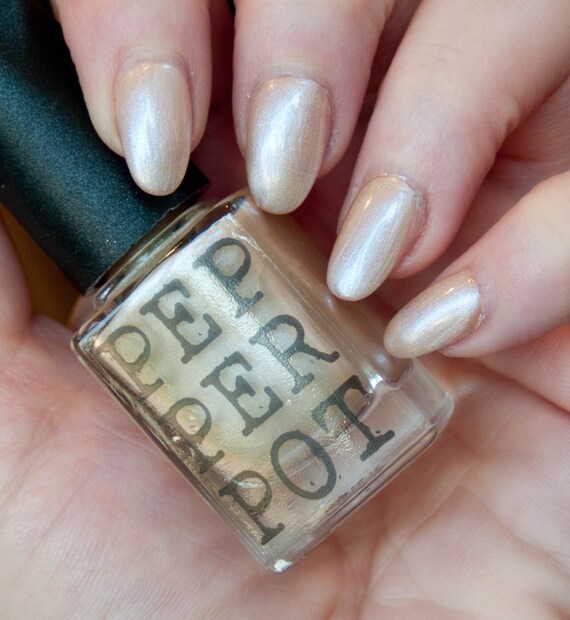 White Nail Polish Frosted 5 Free Indie Nail Polish Handmade