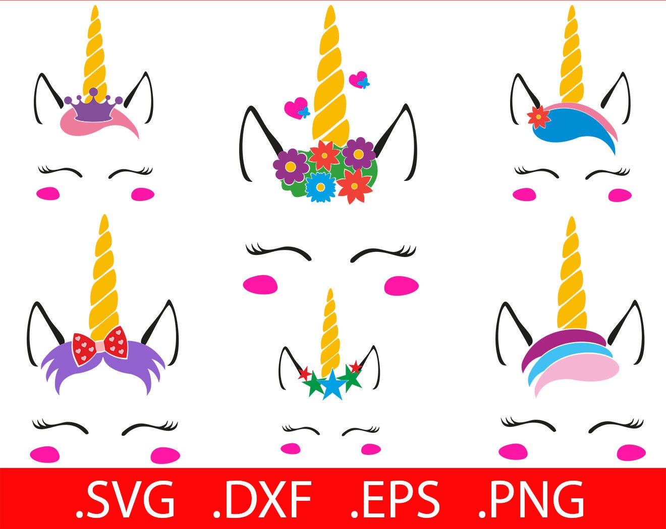 Free Free 141 Unicorn With Flower Crown Svg SVG PNG EPS DXF File