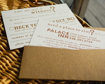 5x7 POCKET FOLDERS for Wedding Invitation Suites SAMPLE