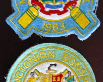 MONCTON BONSPIEL 1962 and 1963 PATCHES