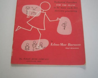 Vintage Book Three Music Book for the Piano A Dozen