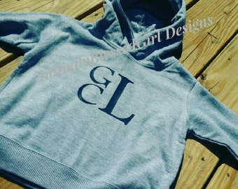 Monogrammed, monogram toodler, Toddler Hooded Sweatshirt, Toddler, Monogrammed Sweatshirt, Monogrammed Sweatshirt, Toddler Sweatshirt