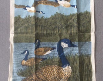 Vintage Lois Long Linen Duck Tea Towel