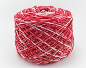 Hand dyed Yarn Sparkling Hearts 100 gram skein handdyed hand-dyed
