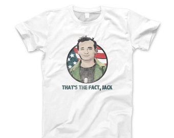 Stripes Shirt T New 80's Bill Murray That's The Fact, Jack Movie Funny Retro Vintage Adult Gray or White Tee