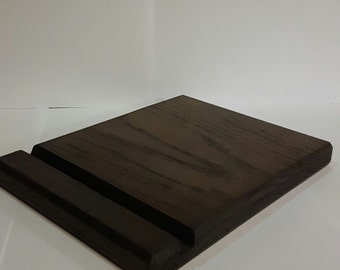 wooden phone, tablet holder