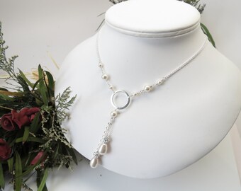 Swarovski Crystal Necklace, Swarovski Pearls And Crystals Necklace, Crystal Necklace In Sterling, 15-20 Inches, Keira's Crystal Creations