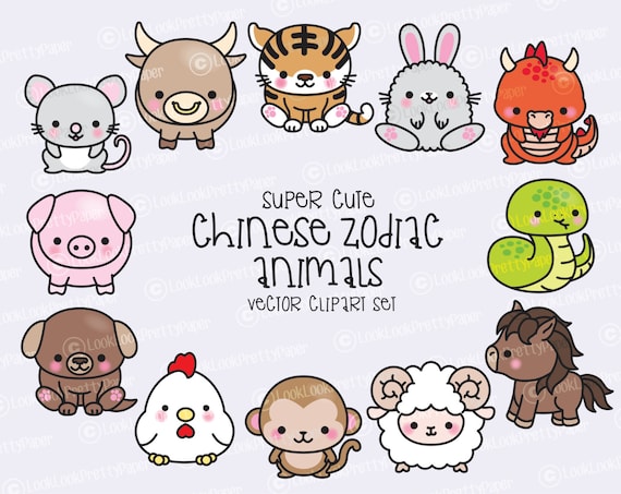 Download Premium Vector Clipart Kawaii Chinese Zodiac Clipart