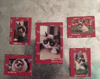 Grumpy Cat Sticker Magnet Set