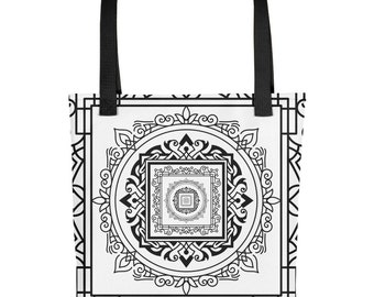 Tote bag- Square Lace Texture