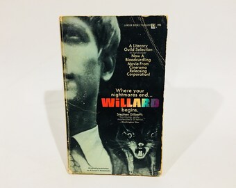 Vintage Horror Book Willard by Stephen Gilbert 1968 Movie Tie-In Edition Paperback