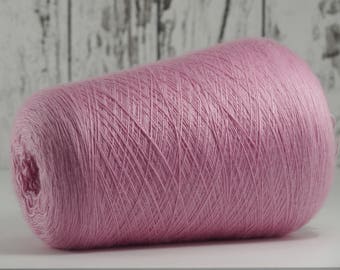 Japan cashmere-silk blend yarn on cone/cashmere/silk (Japan) on cone pink, per 50g: WS_SE_7
