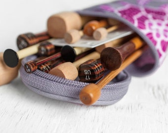 Needle Case Knitting Cylinder Collapsible Everything Mary Crush Needles Storage