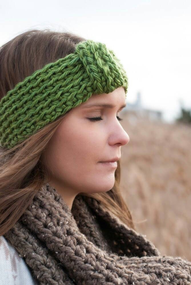 Womens crocheted Turban Headband Crocheted Head Wrap