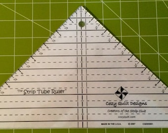STRIP TUBE RULER Full Size By: Cozy Quilt Designs