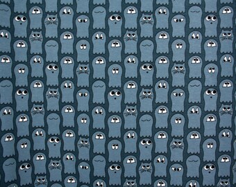 Jersey Knit Fabric Swafing Spooky Ghosts, Jersey Fabric, Swafing Jersey, Spooky Ghosts, Jersey Knit