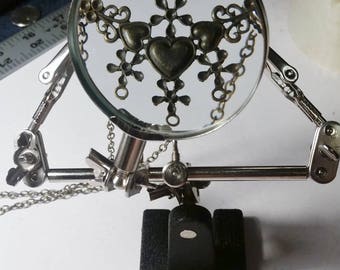 Helping Hands, Magnifying Glass, Third Hand, Helper, Soldering, Jewelry holder, Electronics, Model Making, Hobbies, Crafts, Repair