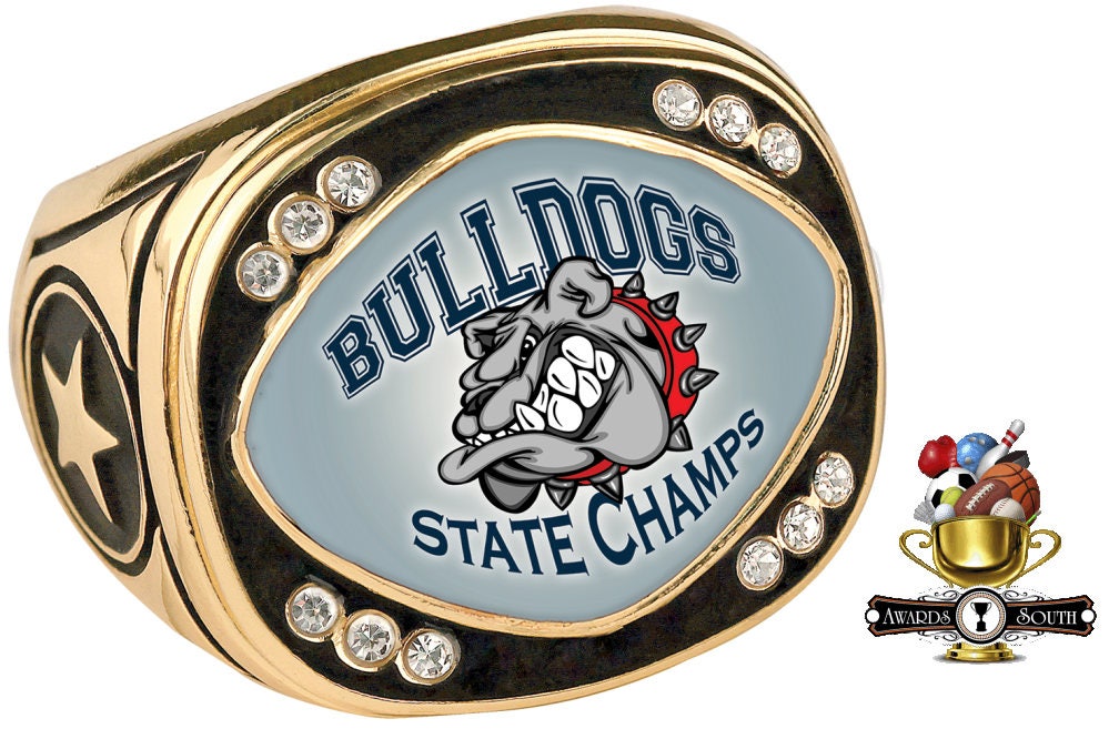 Custom Designed Sublimated Championship Rings Team Rings