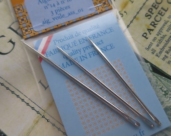 Sajou Pack of 3 Assorted Triangular Sail Needles
