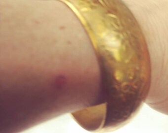 Vintage Brass Cuff Bracelet