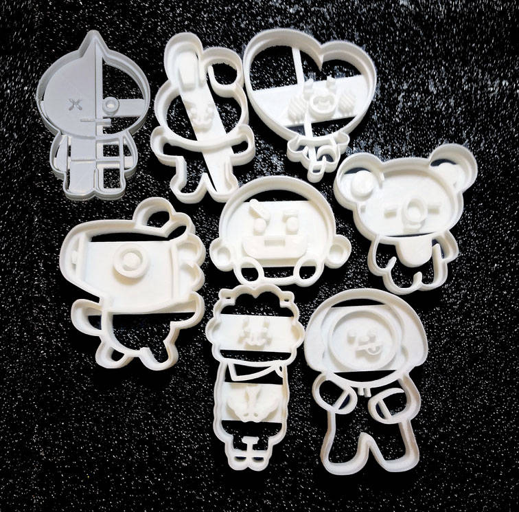 BT21 BTS Kpop Inspired Cookie Cutters Tata Mang Shooky Cooky