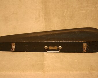 Antique Wood Coffin Style Violin Case