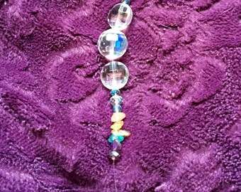 Chakra crystal sun catcher