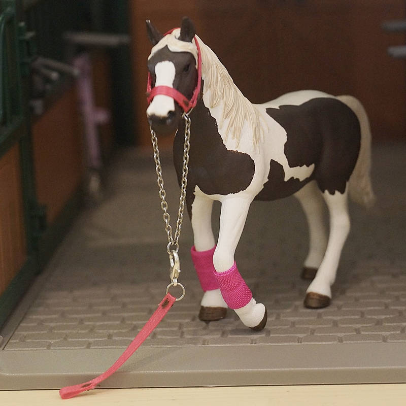 Sewn Schleich Halter Lead Rope and Polo Wrap Set 68 colors