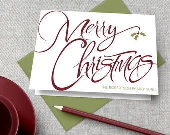 Personalized Christmas Card Set / Personalized Holiday Card Set / Custom Christmas Cards / Custom Holiday Cards / Christmas Greeting Cards