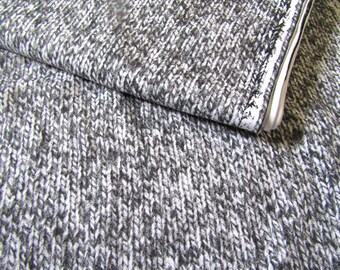 Sweatshirt jersey fabric Jersey Fabric Grey Knit pattern flexible Jersey Knit Cotton Jersey cotton fabric