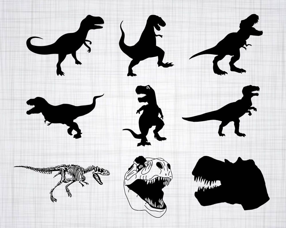 Download T-Rex SVG Bundle Trex SVG T-Rex Clipart T-Rex Cut Files For