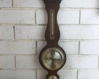 Vintage Empex wood weather station, thermometer, baramoter & humidity