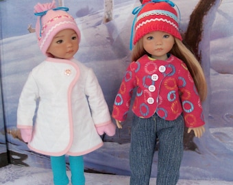 PDF Sewing Pattern - SNOW BABIES- for Dianna Effner 13" Little Darlings, Kish Chrysalis, Hearts 4 Hearts and Betsy McCall
