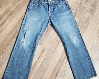 Straight Leg 501s - Button Fly- 38x30