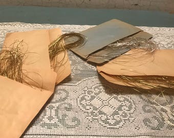 German Metalic Fibers for Embroidery gold silver