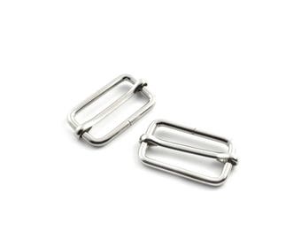 2 sliding loops for bag silver 38 mm / BS04